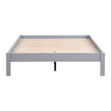 Sloane Gray Twin/Full Loft Bunk Bed with Chest and Hidden Desk from Homelegance - Luna Furniture