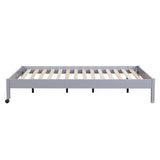 Sloane Gray Twin/Full Loft Bunk Bed with Chest and Hidden Desk from Homelegance - Luna Furniture