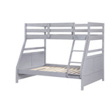 Sloane Gray Twin/Full Bunk Bed from Homelegance - Luna Furniture