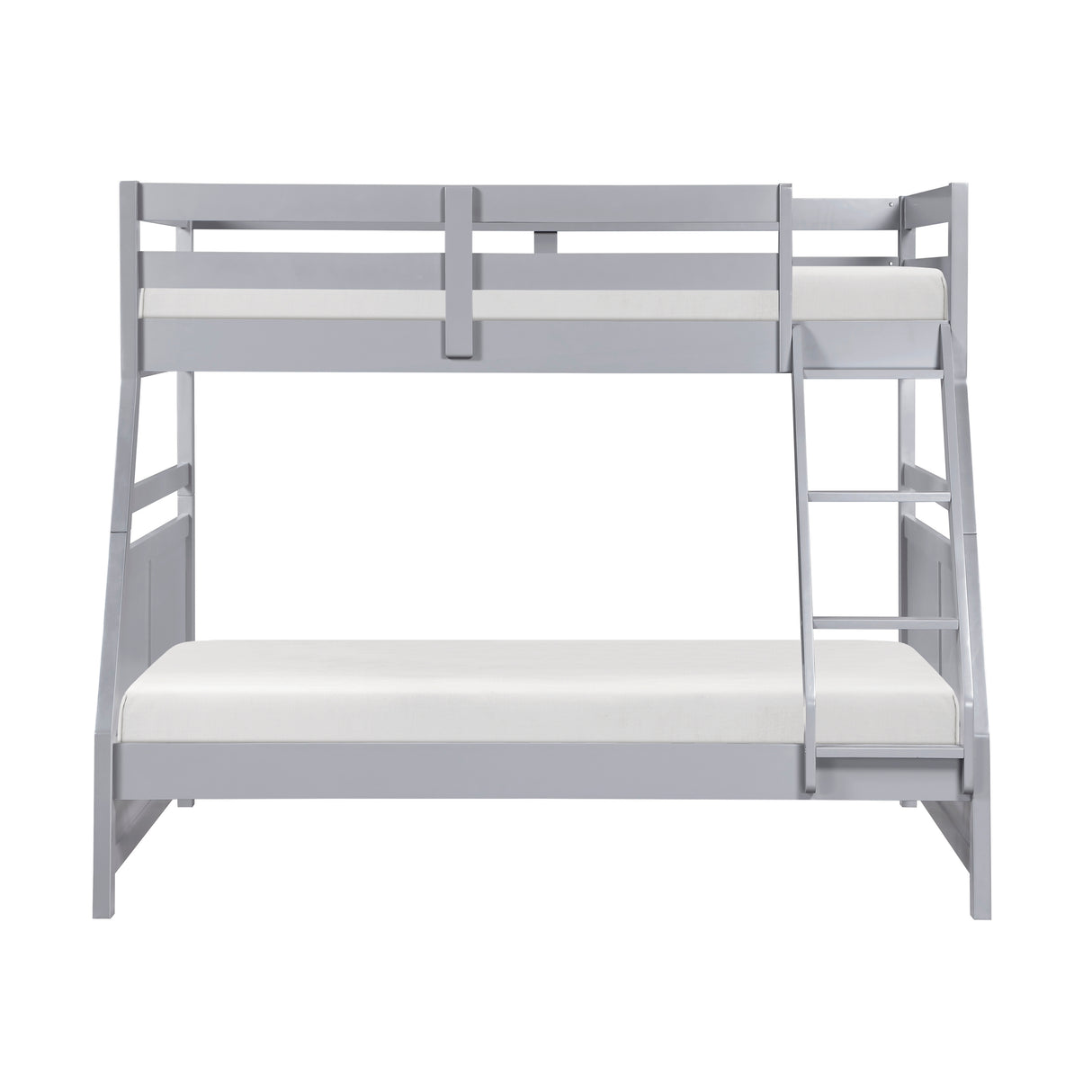 Sloane Gray Twin/Full Bunk Bed from Homelegance - Luna Furniture