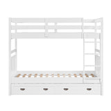 Sloane White Twin/Twin Bunk Bed from Homelegance - Luna Furniture