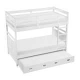 Sloane White Twin/Twin Bunk Bed from Homelegance - Luna Furniture