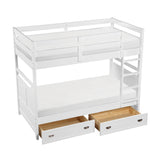 Sloane White Twin/Twin Bunk Bed from Homelegance - Luna Furniture