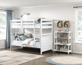 Sloane White Twin/Twin Bunk Bed from Homelegance - Luna Furniture
