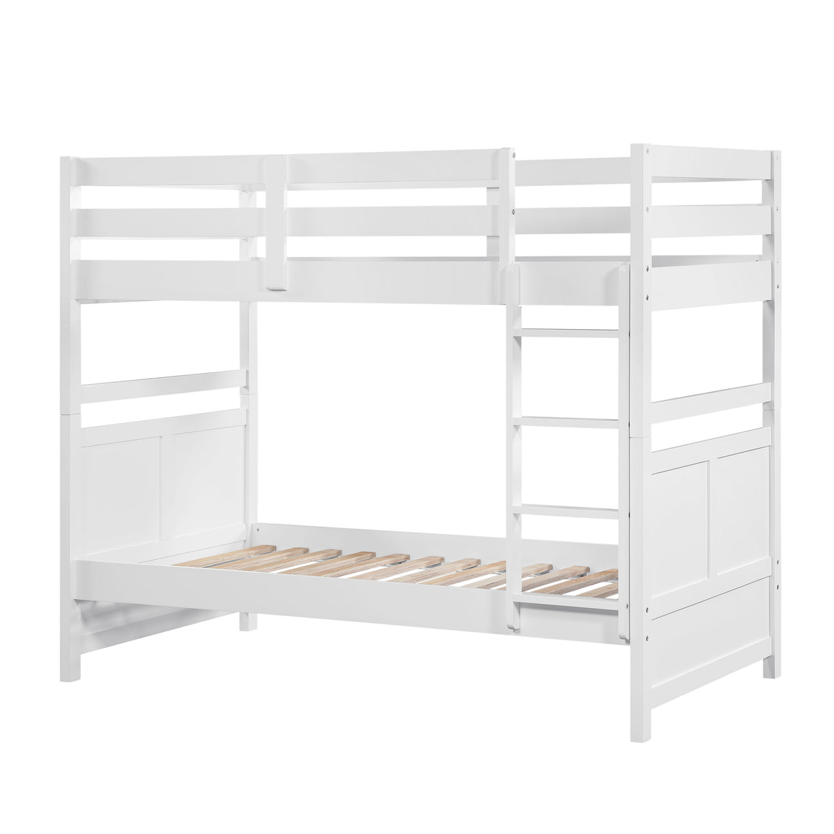 Sloane White Twin/Twin Bunk Bed from Homelegance - Luna Furniture