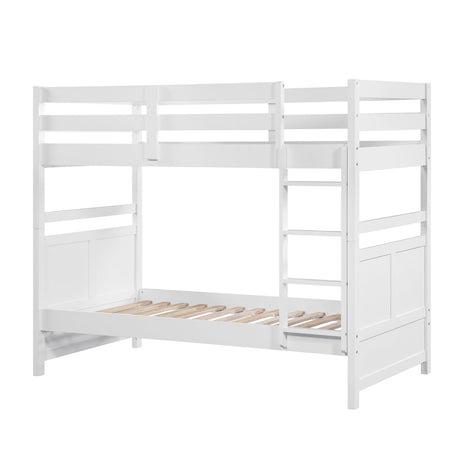 Sloane White Twin/Twin Bunk Bed from Homelegance - Luna Furniture
