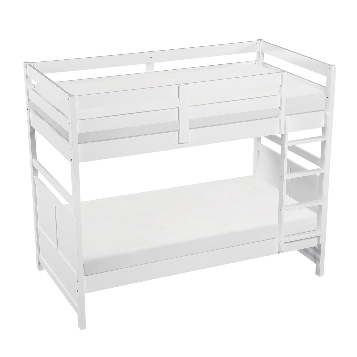 Sloane White Twin/Twin Bunk Bed from Homelegance - Luna Furniture