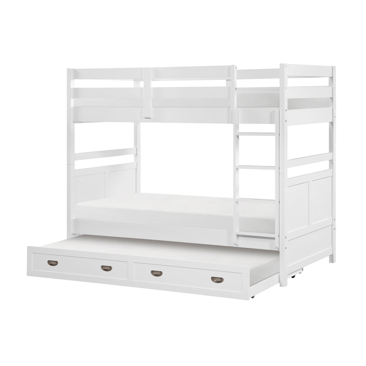 Sloane White Twin/Twin Bunk Bed from Homelegance - Luna Furniture