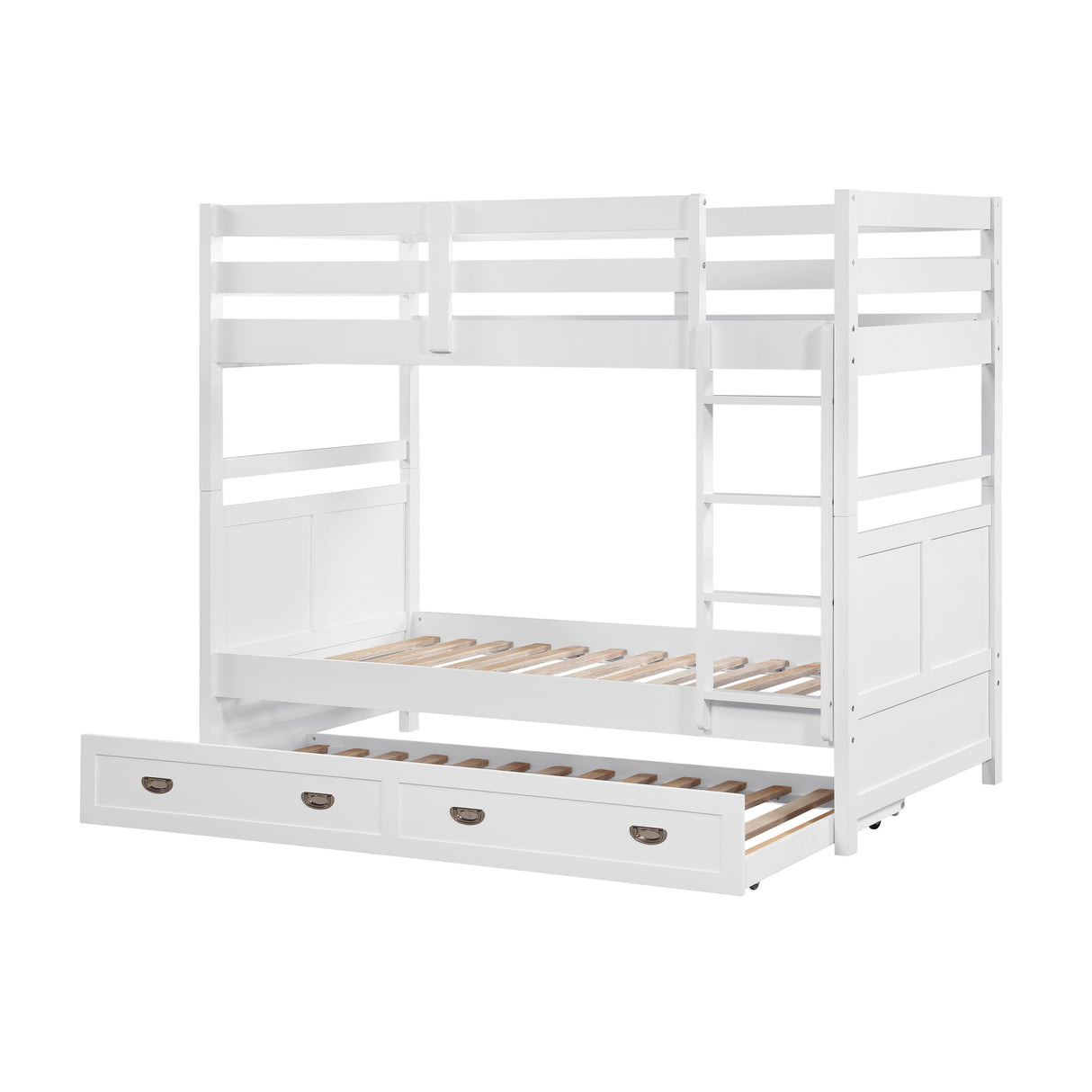 Sloane White Twin/Twin Bunk Bed from Homelegance - Luna Furniture