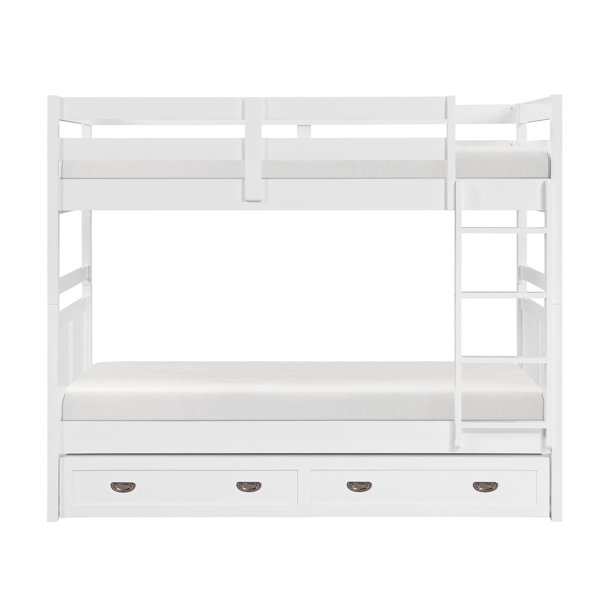 Sloane White Twin/Twin Bunk Bed from Homelegance - Luna Furniture
