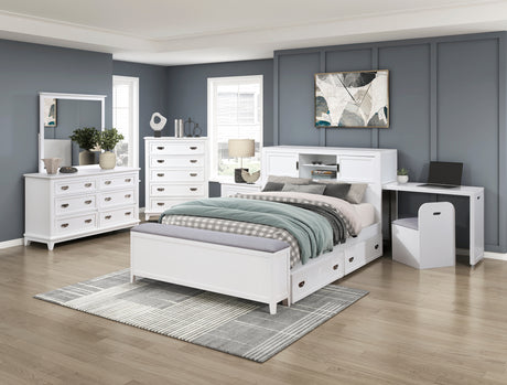 Sloane White Dresser from Homelegance - Luna Furniture