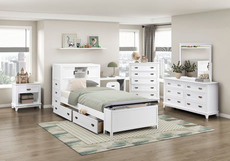 Sloane White Dresser from Homelegance - Luna Furniture