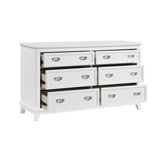 Sloane White Dresser from Homelegance - Luna Furniture