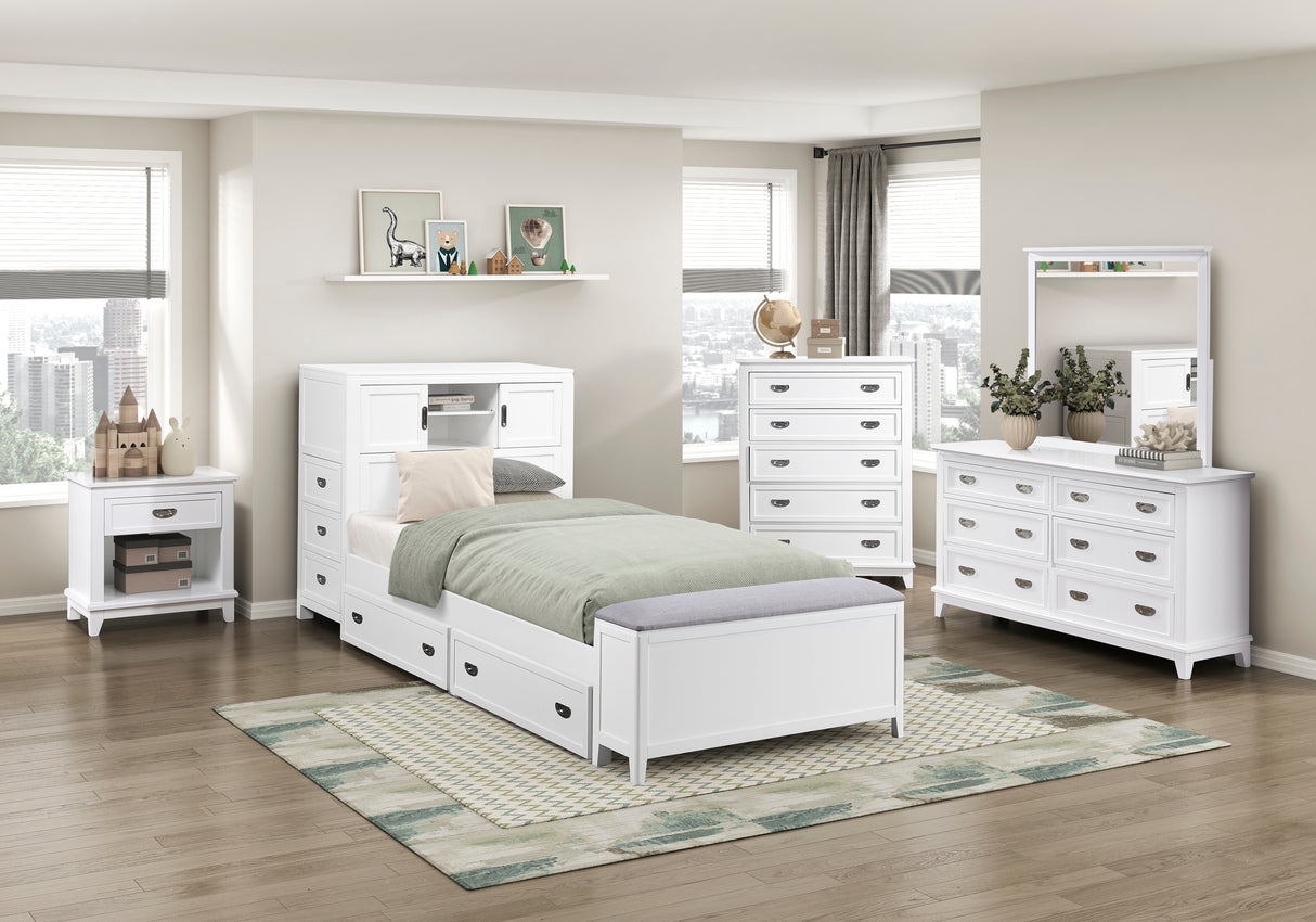 Sloane White Chest from Homelegance - Luna Furniture