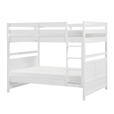 Sloane White Full/Full Bunk Bed from Homelegance - Luna Furniture