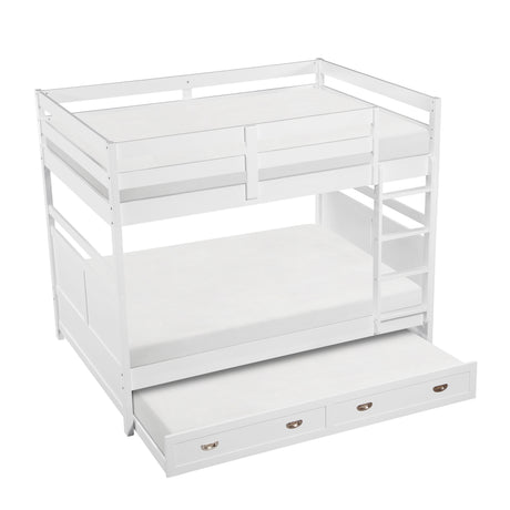Sloane White Full/Full Bunk Bed from Homelegance - Luna Furniture
