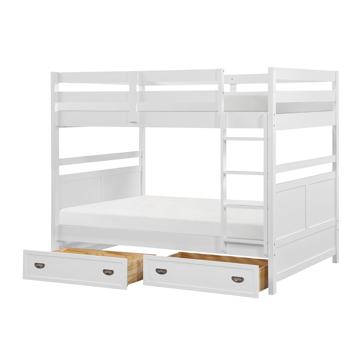 Sloane White Full/Full Bunk Bed from Homelegance - Luna Furniture