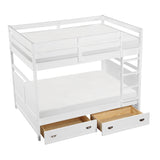 Sloane White Full/Full Bunk Bed from Homelegance - Luna Furniture