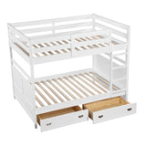 Sloane White Full/Full Bunk Bed from Homelegance - Luna Furniture
