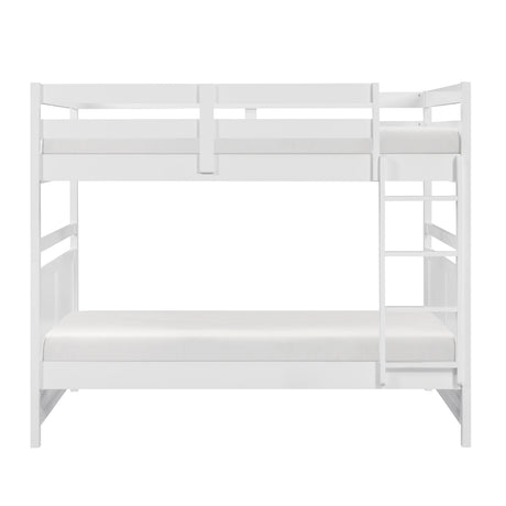 Sloane White Full/Full Bunk Bed from Homelegance - Luna Furniture