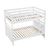Sloane White Full/Full Bunk Bed from Homelegance - Luna Furniture