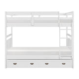Sloane White Full/Full Bunk Bed from Homelegance - Luna Furniture