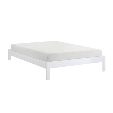 Sloane White Twin/Full Loft Bunk Bed with Chest and Hidden Desk from Homelegance - Luna Furniture