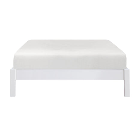 Sloane White Twin/Full Loft Bunk Bed with Chest and Hidden Desk from Homelegance - Luna Furniture