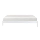 Sloane White Twin/Full Loft Bunk Bed with Chest and Hidden Desk from Homelegance - Luna Furniture