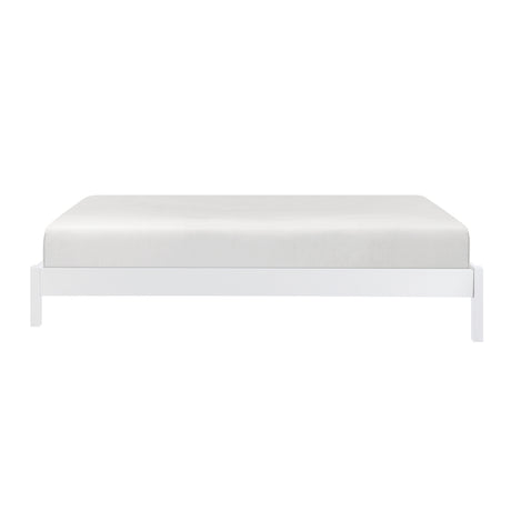 Sloane White Twin/Full Loft Bunk Bed with Chest and Hidden Desk from Homelegance - Luna Furniture