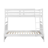 Sloane White Twin/Full Bunk Bed from Homelegance - Luna Furniture
