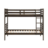 Darden Dark Brown Twin/Twin Bunk Bed from Homelegance - Luna Furniture