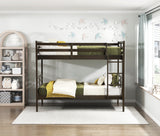Darden Dark Brown Twin/Twin Bunk Bed from Homelegance - Luna Furniture