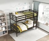 Darden Dark Brown Twin/Twin Bunk Bed from Homelegance - Luna Furniture