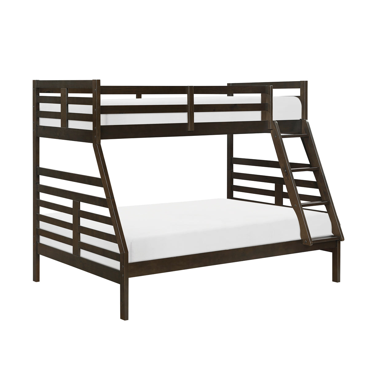Darden Dark Brown Twin/Full Bunk Bed from Homelegance - Luna Furniture