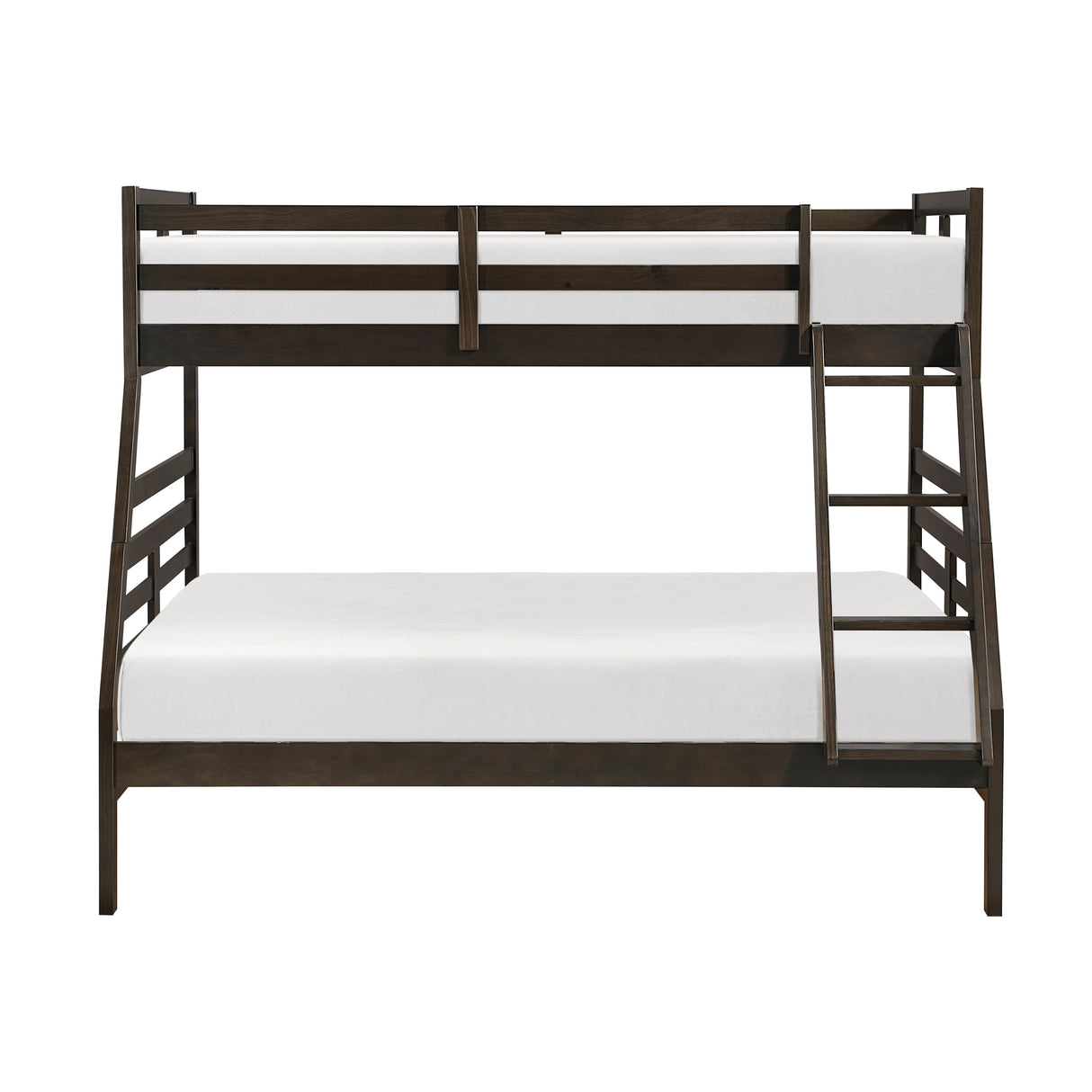 Darden Dark Brown Twin/Full Bunk Bed from Homelegance - Luna Furniture