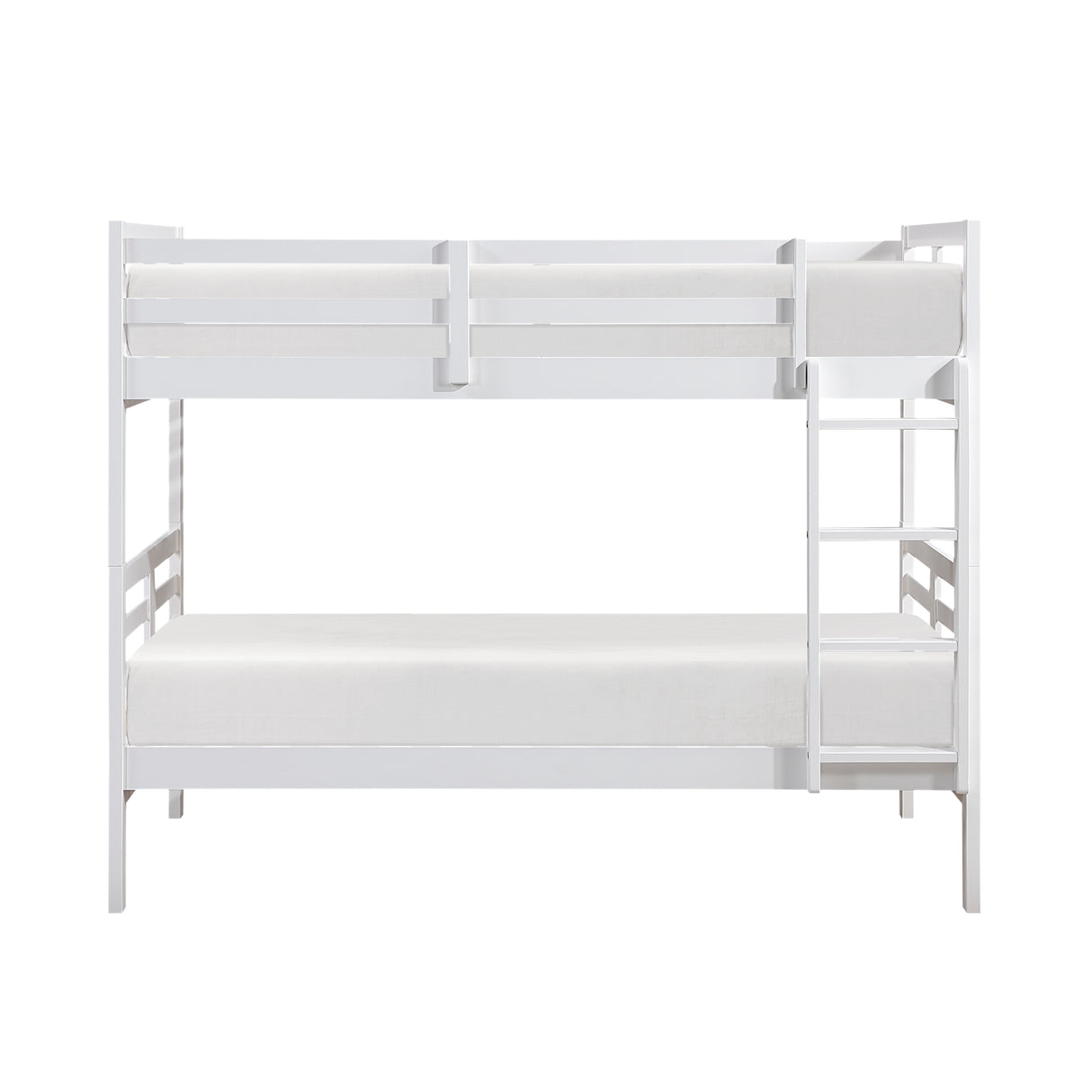 Darden White Twin/Twin Bunk Bed from Homelegance - Luna Furniture
