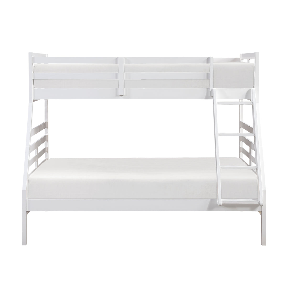 Darden White Twin/Full Bunk Bed from Homelegance - Luna Furniture