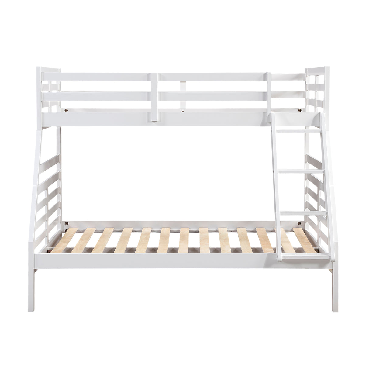 Darden White Twin/Full Bunk Bed from Homelegance - Luna Furniture