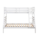 Darden White Twin/Full Bunk Bed from Homelegance - Luna Furniture