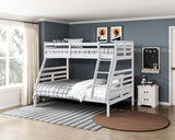 Darden White Twin/Full Bunk Bed from Homelegance - Luna Furniture