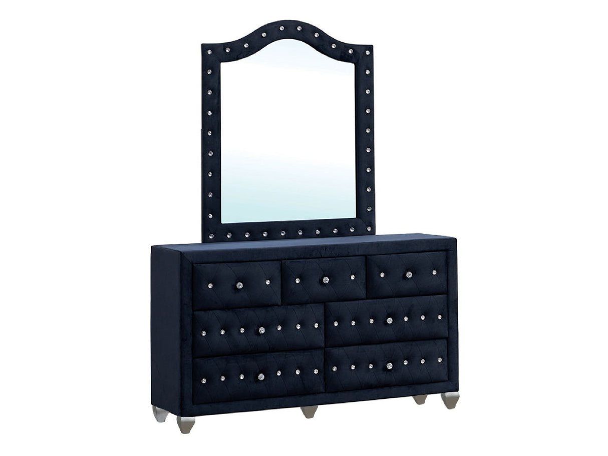 B2030 Divina (Black) 4pcs Queen from New Era Innovations - Luna Furniture