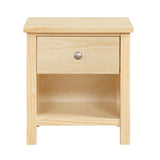 Bartly Natural Nightstand from Homelegance - Luna Furniture