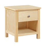 Bartly Natural Nightstand from Homelegance - Luna Furniture