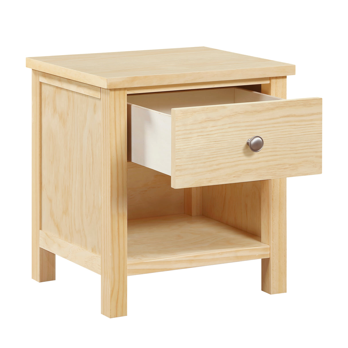Bartly Natural Nightstand from Homelegance - Luna Furniture