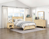 Bartly Natural Nightstand from Homelegance - Luna Furniture