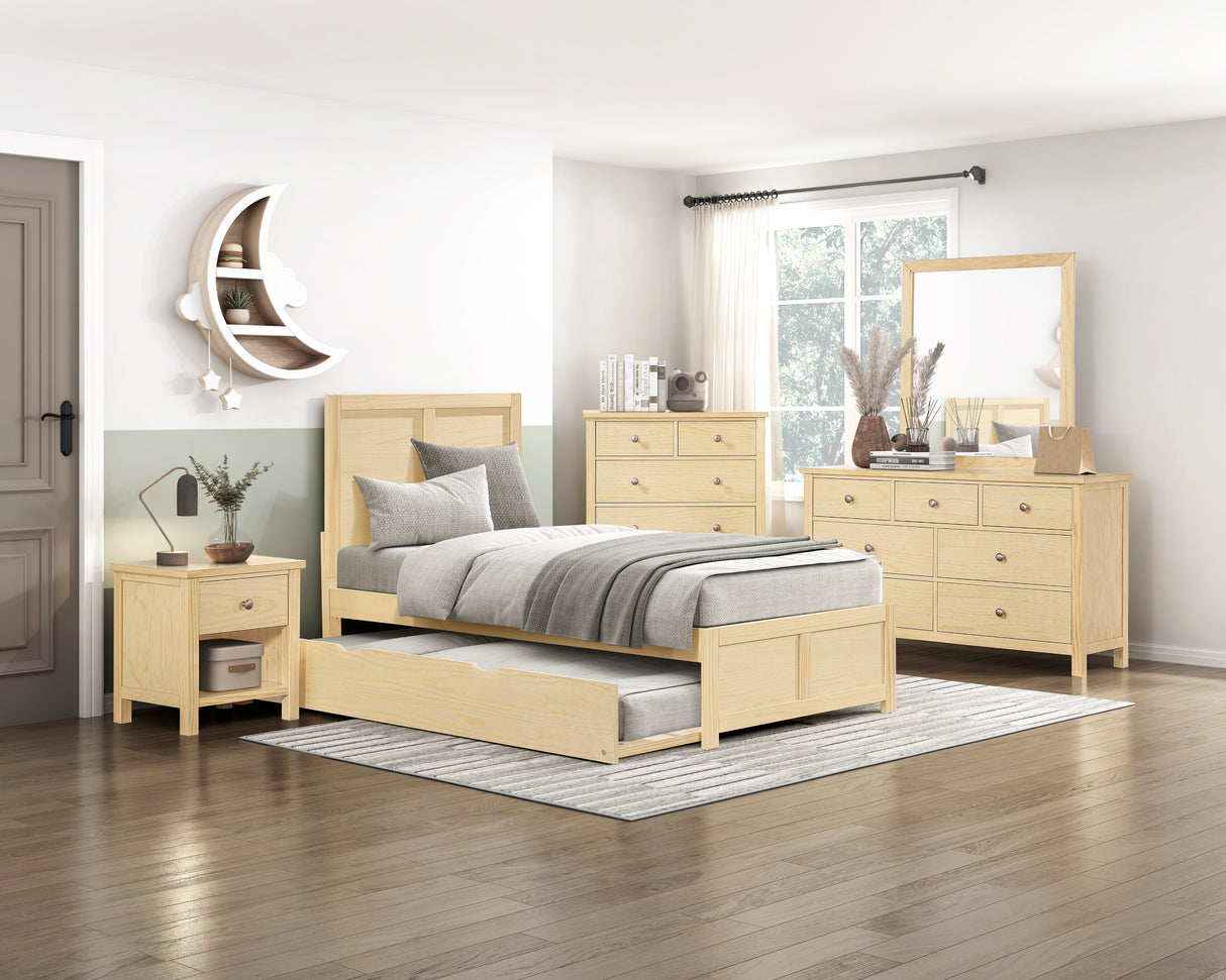 Bartly Natural Dresser from Homelegance - Luna Furniture