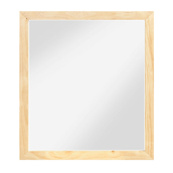 Bartly Natural Wide Dresser Mirror (Mirror Only)