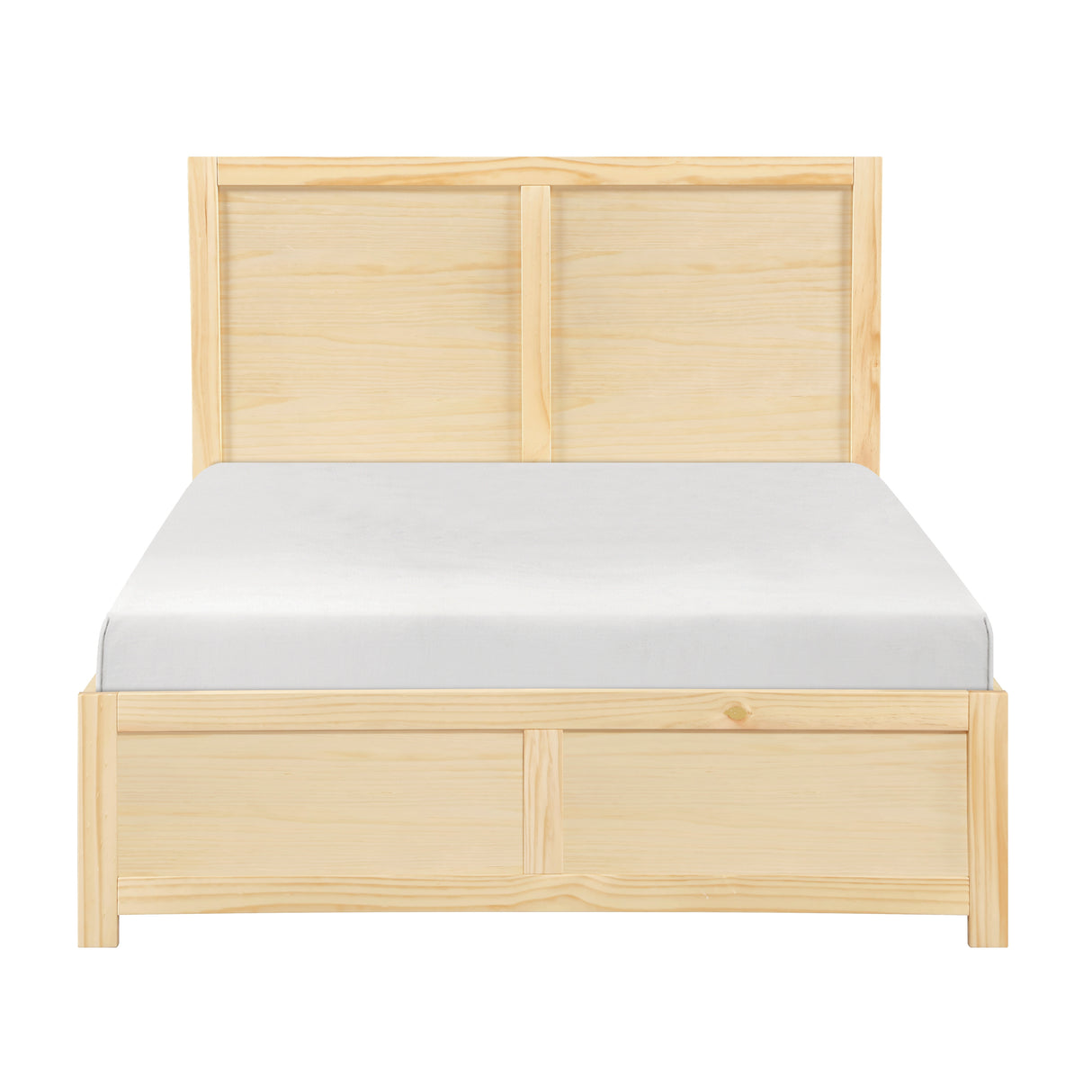 Bartly Natural Full Platform Bed from Homelegance - Luna Furniture