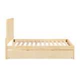 Bartly Natural Full Platform Bed from Homelegance - Luna Furniture